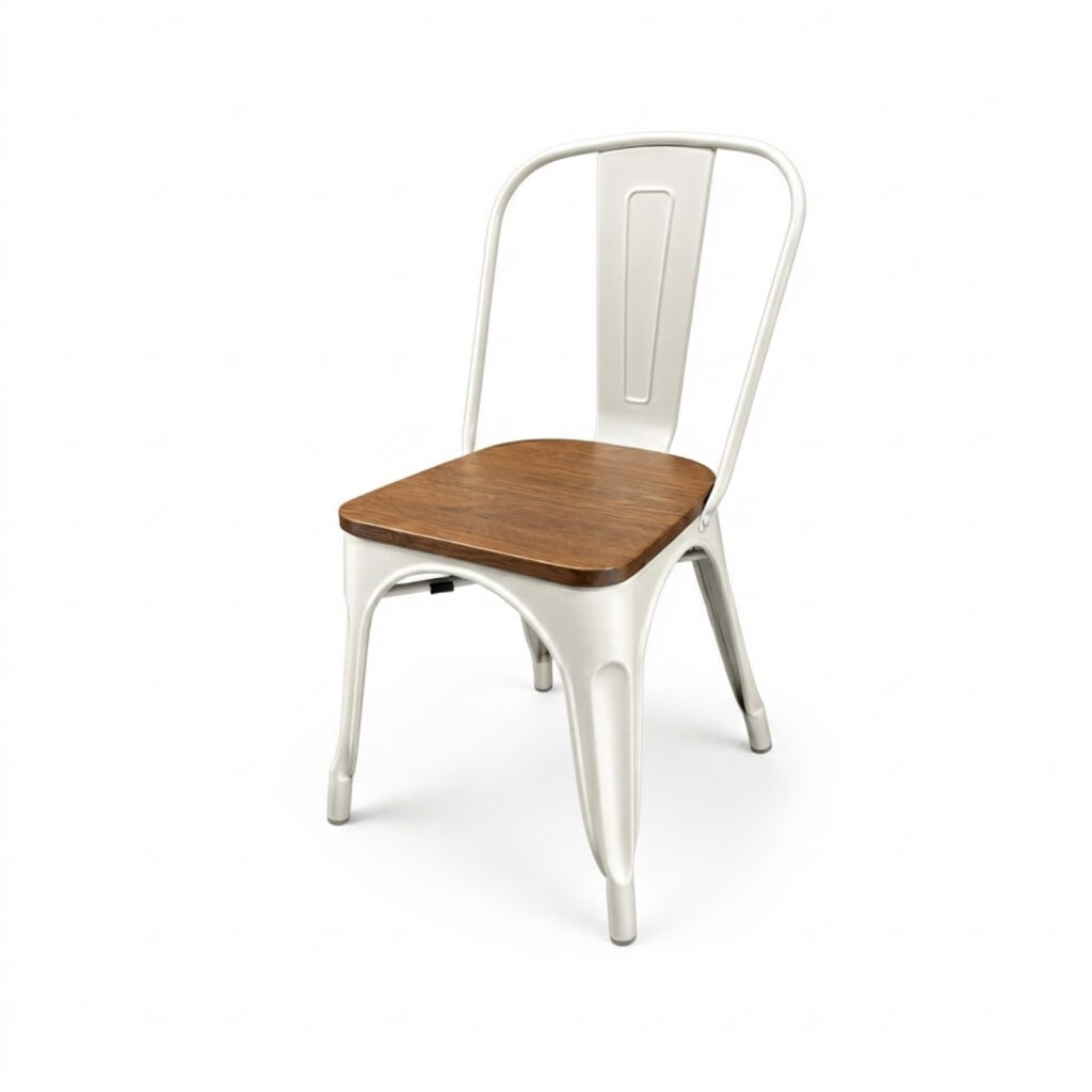 Alquiler de Silla Tolix Baja Blanca